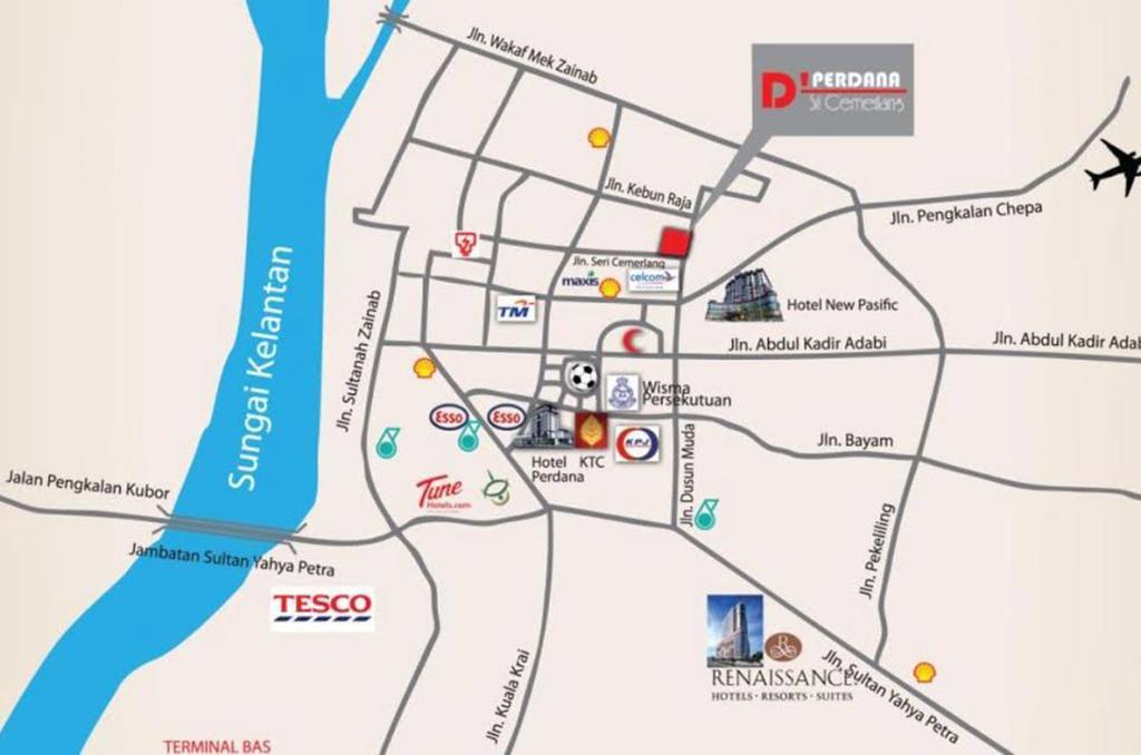 Sas D'Perdana Apartment Kota Bharu Exteriör bild